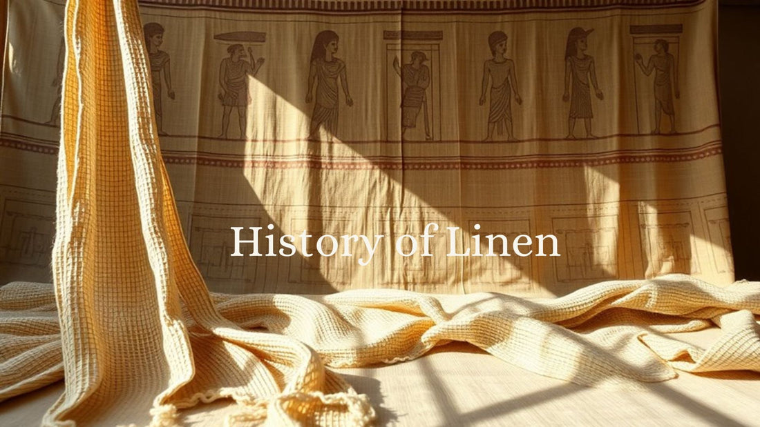 history of linen by maison oyo from ancient egypt antic roma today